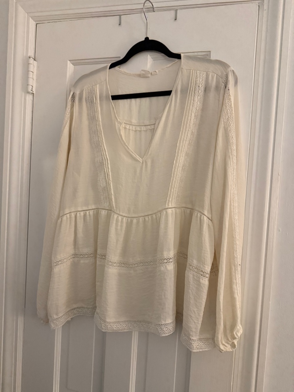 GAP Boho V-Neck Baby Doll Fit Blouse